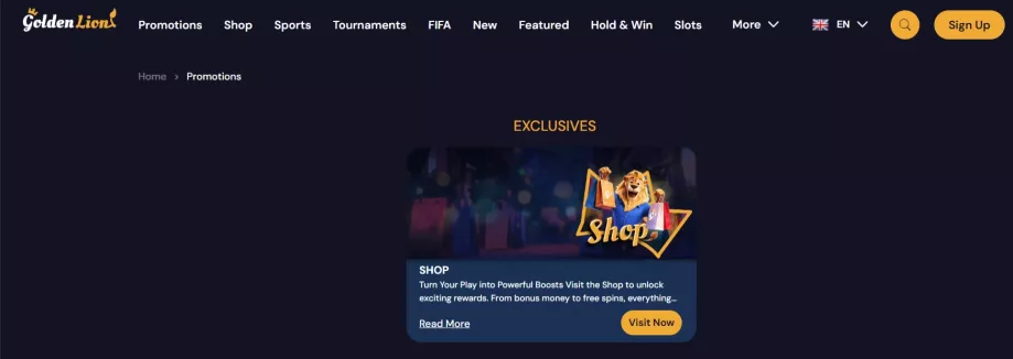 Golden Lion Casino – odbierz bonus 300% i 100 darmowych spinów